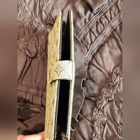 Louis Vuitton Monogram Idylle Canvas Navy Small 6 ring Agenda PM Planner Wallet - Picture 10 of 12